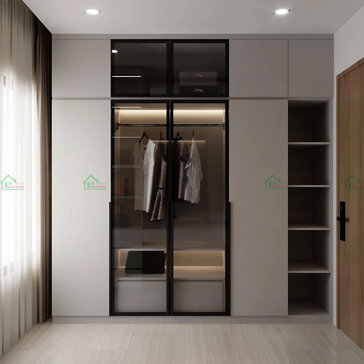 Xưởng nội thất Bảo Nam - Chuyên sản xuất tủ áo gỗ chất lượng cao
