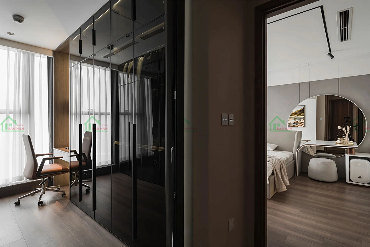Mẫu tủ áo gỗ ấn tượng, sang trọng, mang vẻ đẹp tinh tế