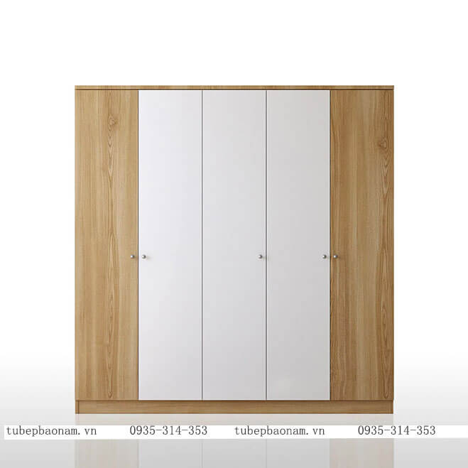 Mẫu tủ quần áo gỗ công nghiệp hiện đại