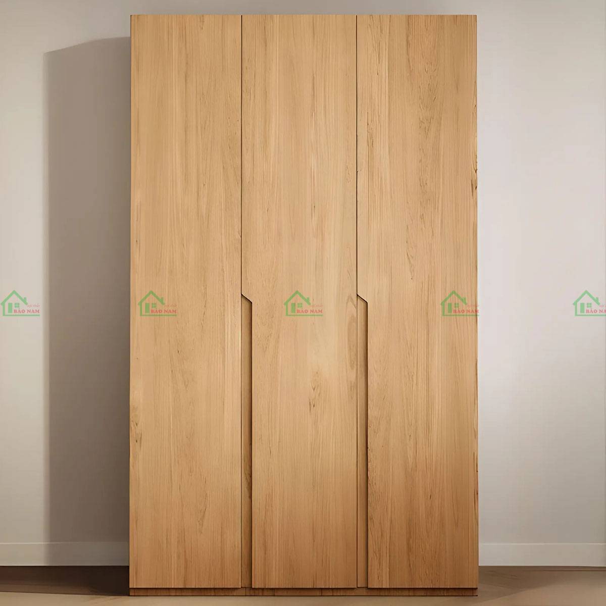 Tủ quần áo gỗ sồi tự nhiên cao cấp TATN23 thiết kế hiện đại