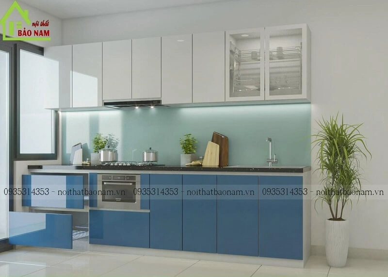 Thiết kế bếp cho căn hộ chung cư diện tích hẹp
