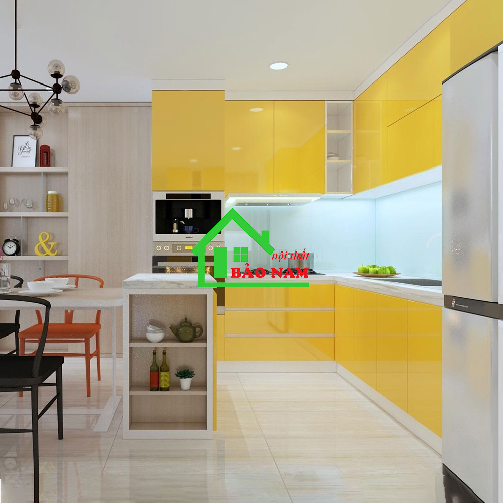 Tủ Bếp Acrylic An Cường Cao Cấp