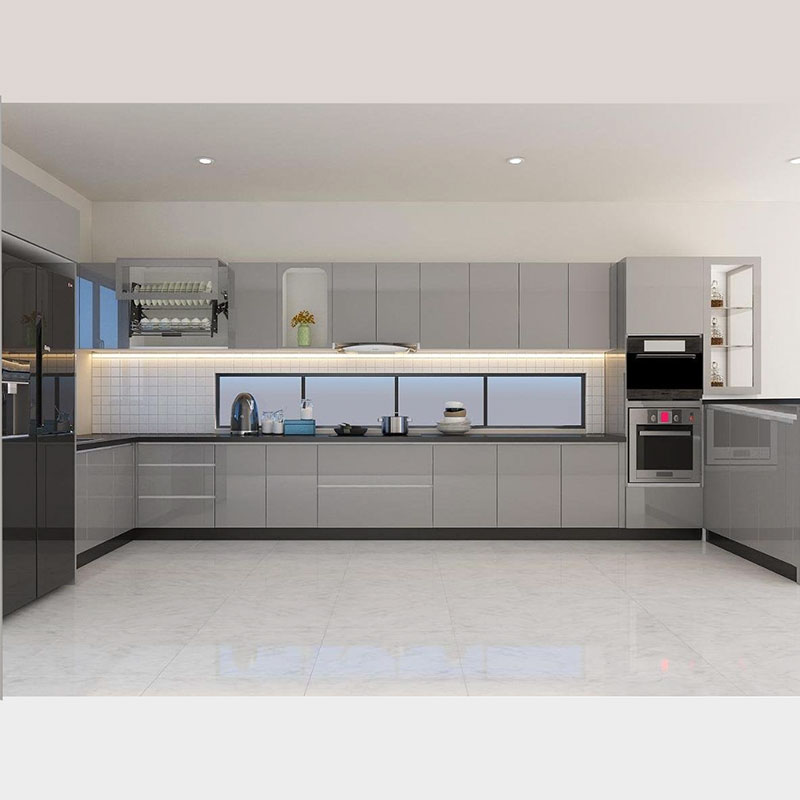 Mẫu Tủ Bếp Acrylic An Cường Đẹp Hcm TBA24