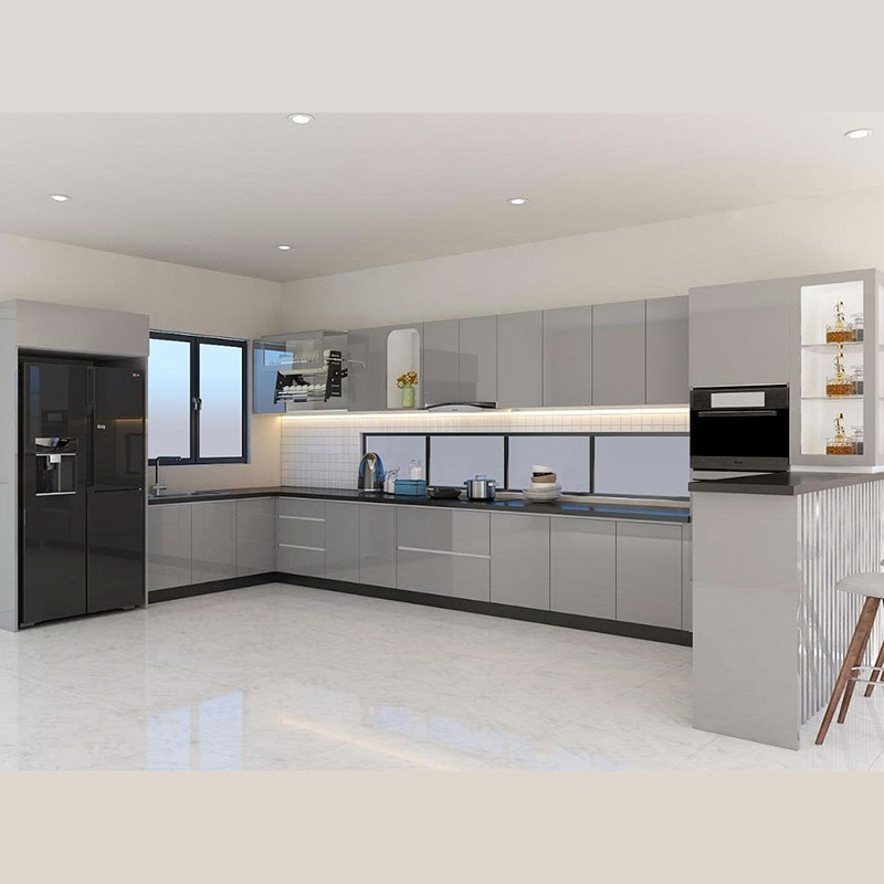 Tủ Bếp Acrylic Hiện Đại