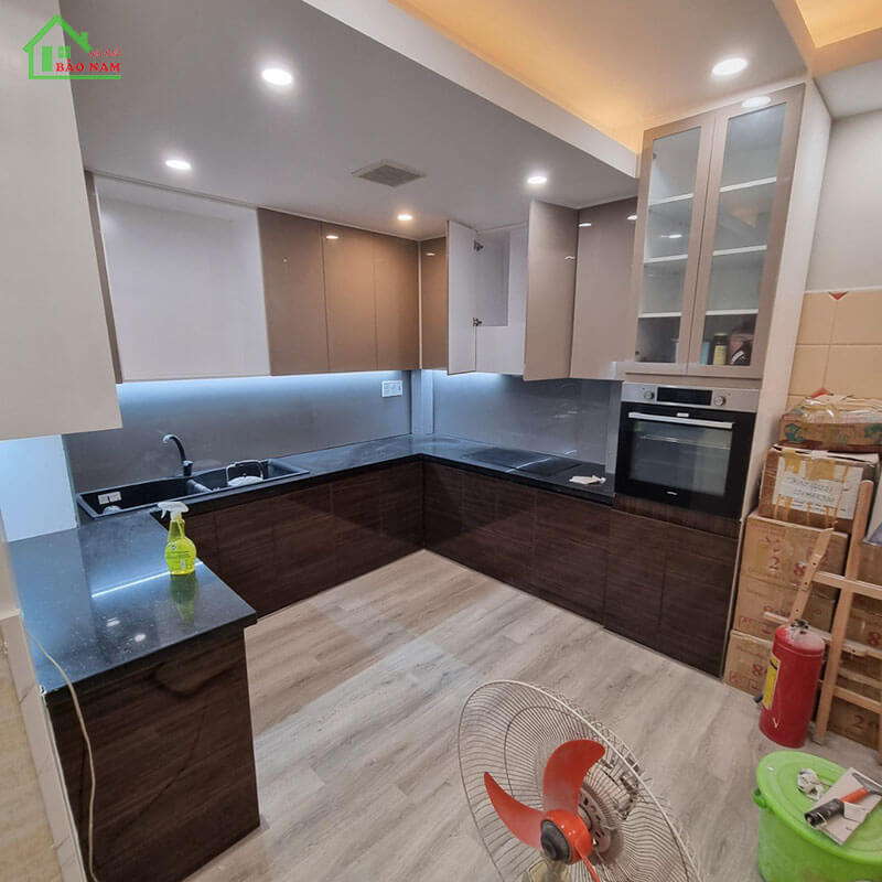 Thi công tủ bếp trọn gói giá rẻ tại tphcm