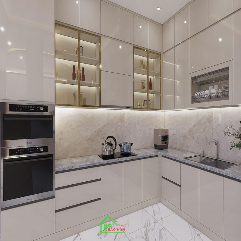 Thiết kế thi công tủ bếp trọn gói