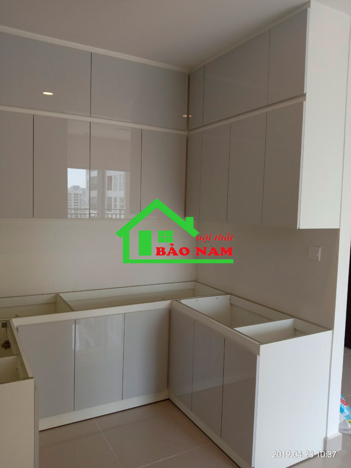 Thi Công & Lắp Đặt Tủ Bếp Acrylic TBA67 - Nội Thất Bảo Nam