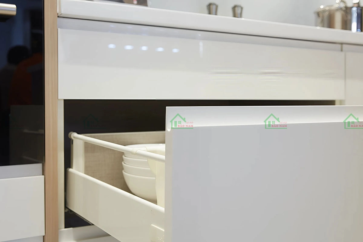 Tay nắm tủ bếp hiện đại, tạo điểm nhấn cho tủ bếp acrylic