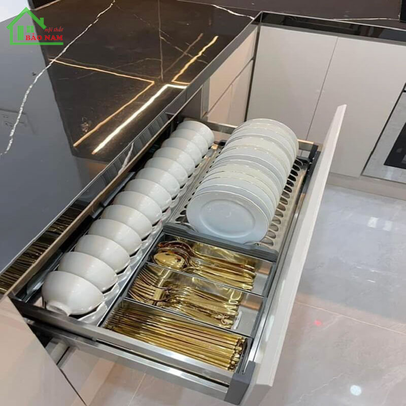 Tủ bếp acrylic đẹp hiện đại