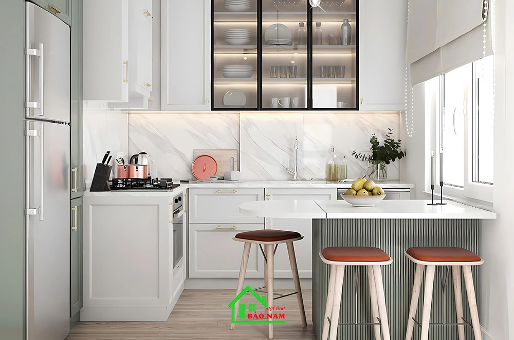 Thiết kế sang trọng nhờ sự kết hợp hài hòa và phù hợp với phong thủy.