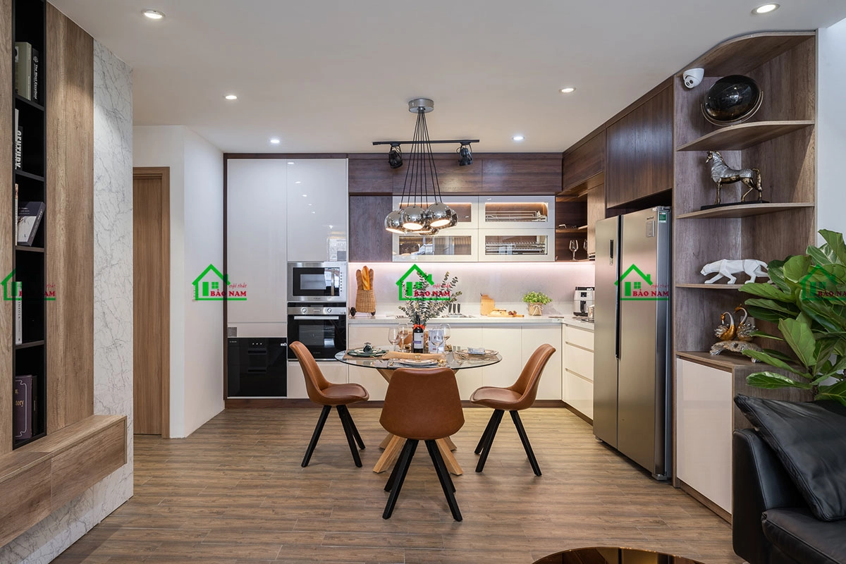 Tủ bếp HDF siêu chống ẩm cao cấp