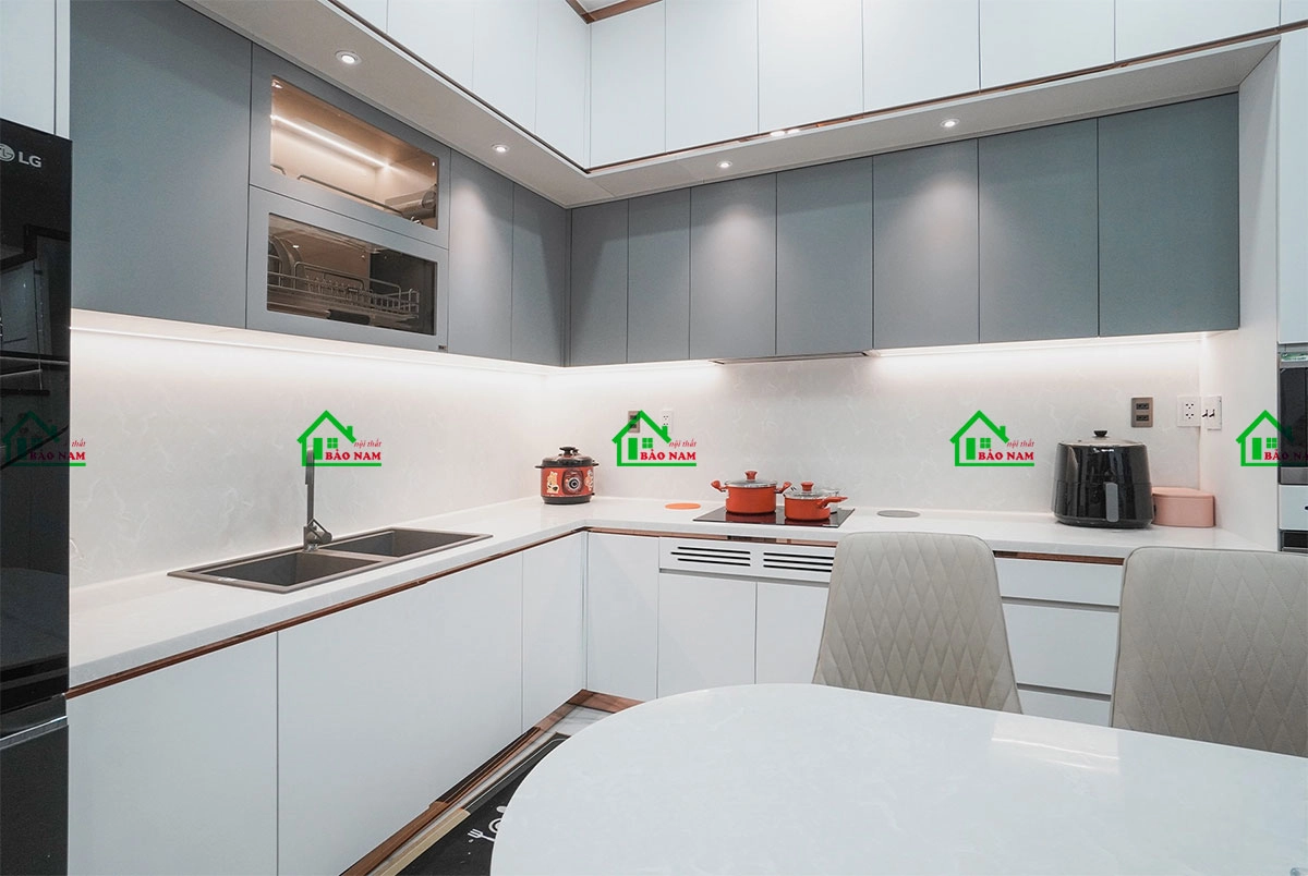 Tủ bếp nhựa picomat chống nước cao cấp