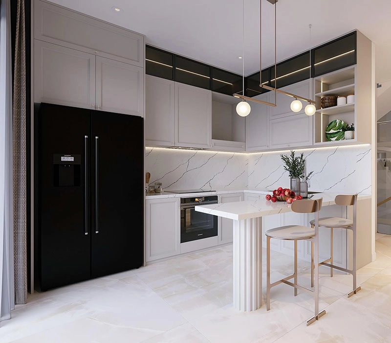 Tủ bếp nhựa picomat chống nước 100%