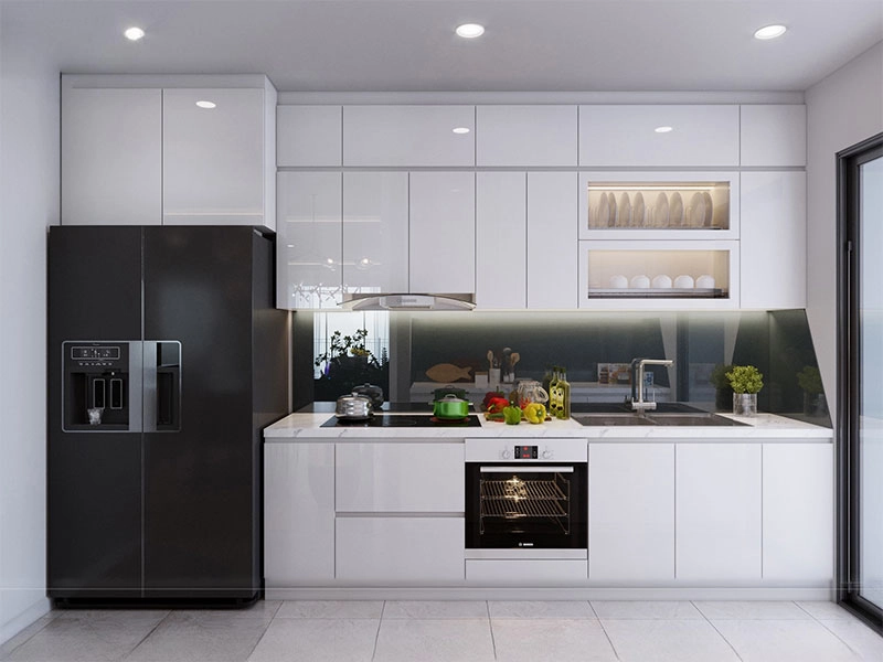 Mẫu thiết kế tủ bếp đẹp phong cách Scandinavian