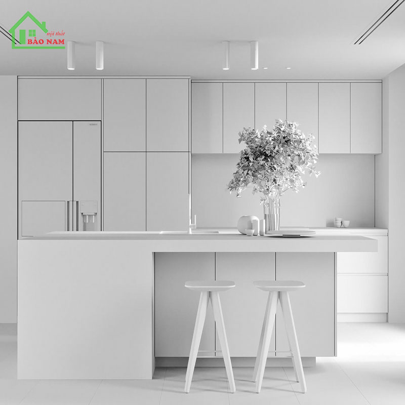 Báo giá tủ bếp gỗ công nghiệp an cường