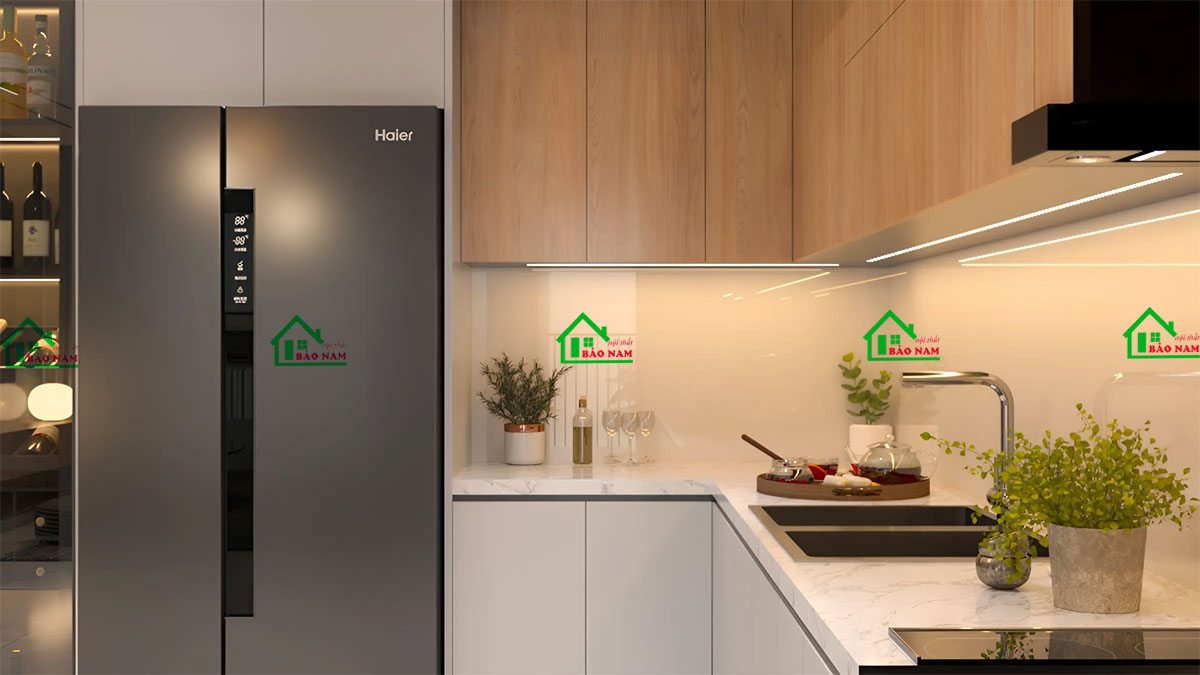 Mẫu Tủ Bếp Gỗ Công Nghiệp An Cường TB41