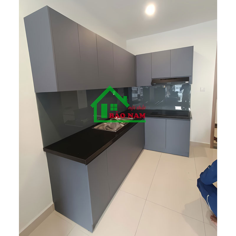 Thiết kế thi công tủ bếp gỗ An Cường chính hãng.