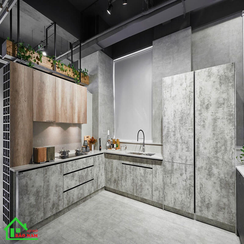 Tủ bếp gỗ đẹp TB08