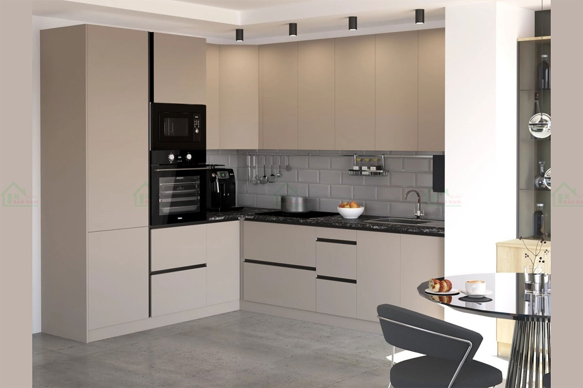 Sử dụng chất liệu gỗ MDF bền đẹp, chống ẩm mốc và trầy xước.