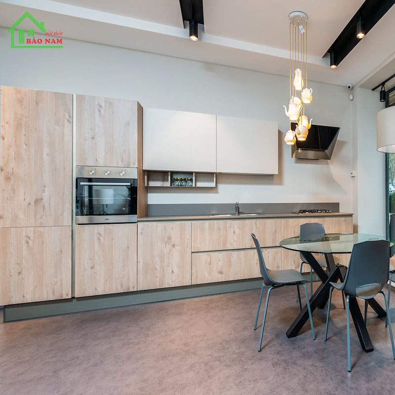 Tủ bếp gỗ an cường cao cấp