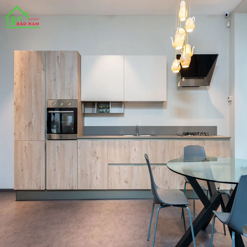 Tủ bếp MDF An Cường TB12