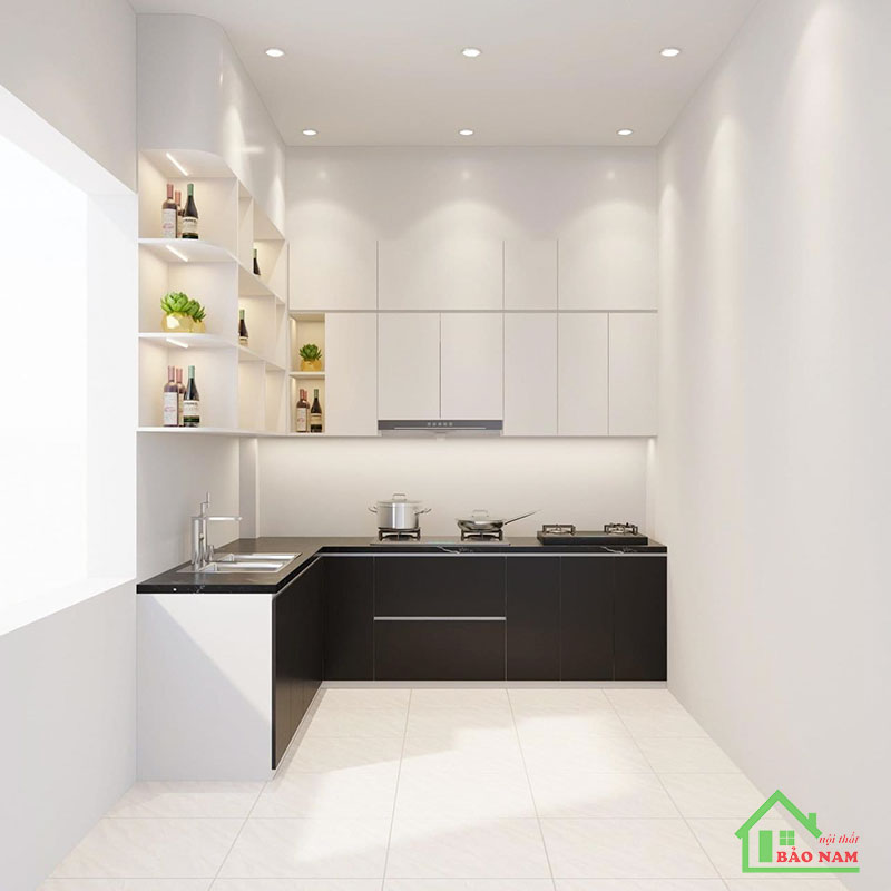  Tủ Bếp MDF An Cường TB13