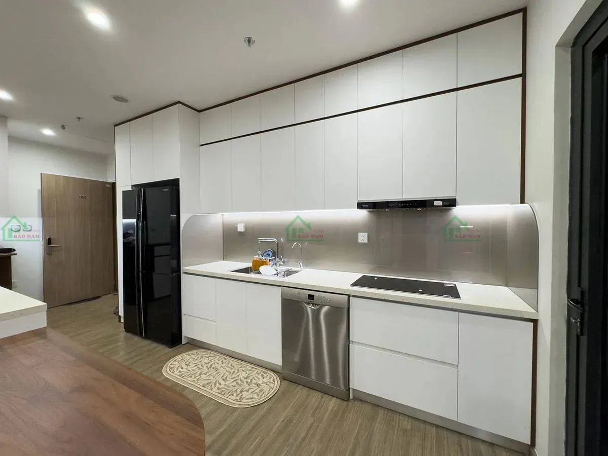 tủ bếp MDF 4 mét giá khoảng 19 triệu