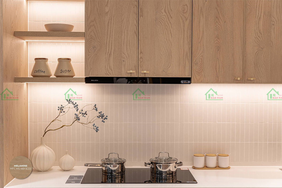 Cánh tủ gia công micro shaker hiện đại và sang trọng