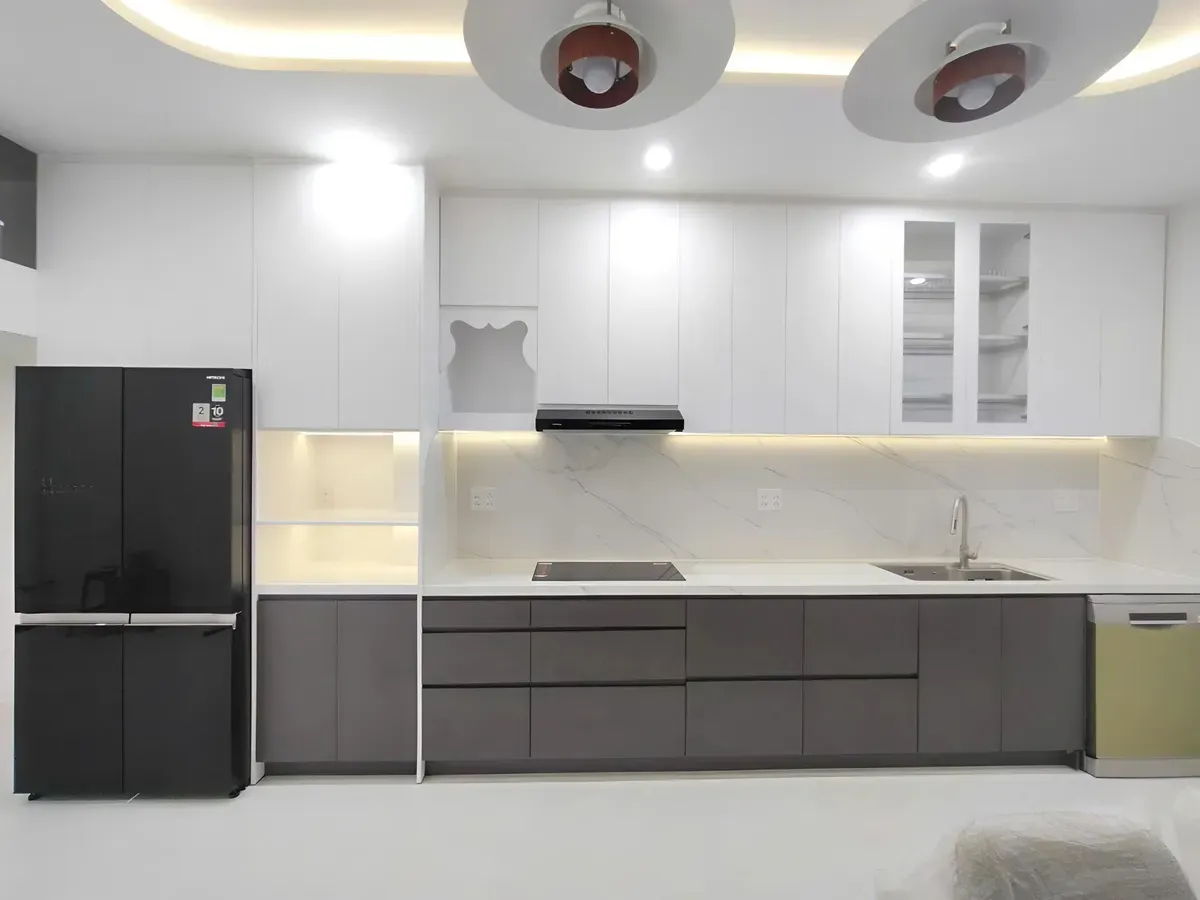 Công trình tủ bếp nhà phố tại Bình Thạnh.