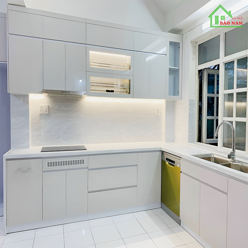 Tủ bếp nhựa picomat cao cấp