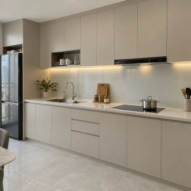 TỦ BẾP NHỰA HIỆN ĐẠI TBN-21​​​​​​​