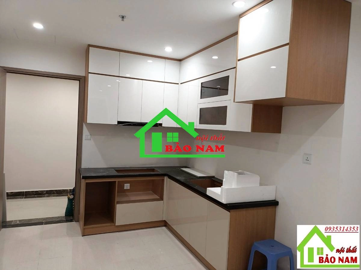Hoàn thiện lắp đặt thùng bếp tại Vinhome Grand Park - Chị Thanh