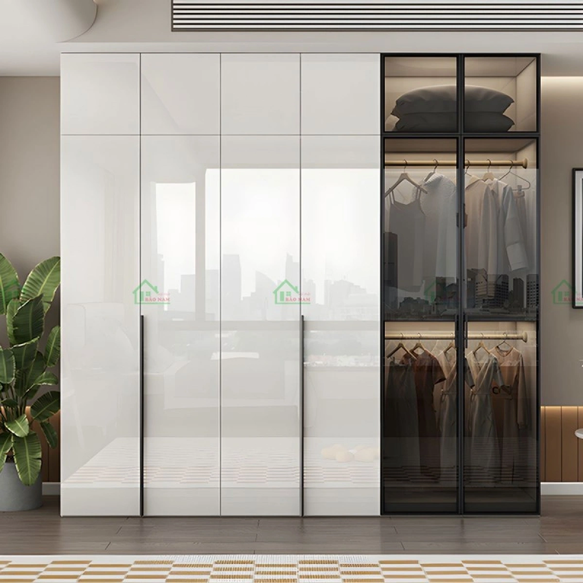 TỦ QUẦN ÁO ACRYLIC