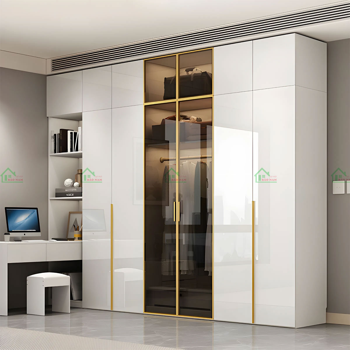 Tủ Quần Áo Acrylic An Cường Cao Cấp TAR28