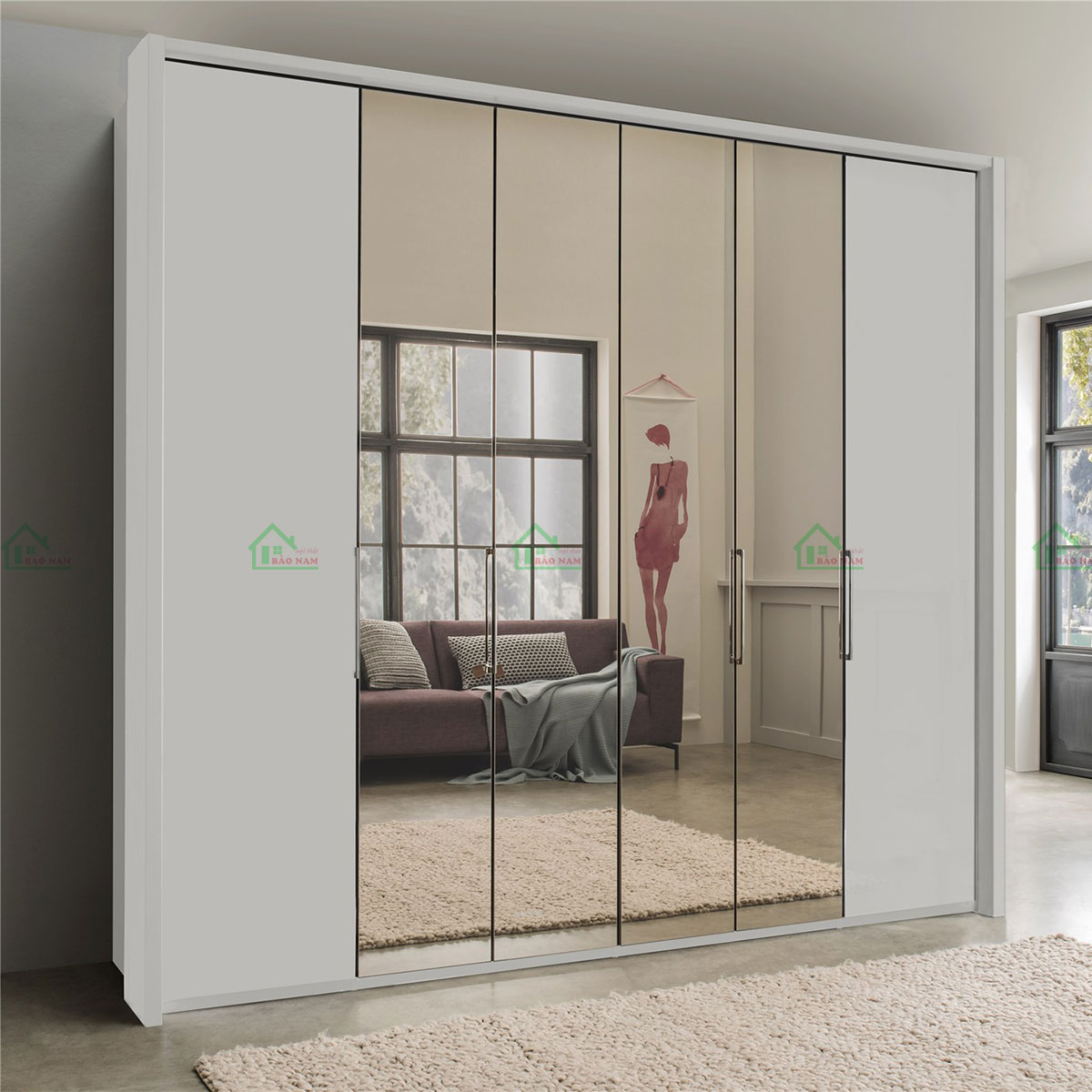 Tủ Quần Áo Acrylic An Cường Cao Cấp TAR35