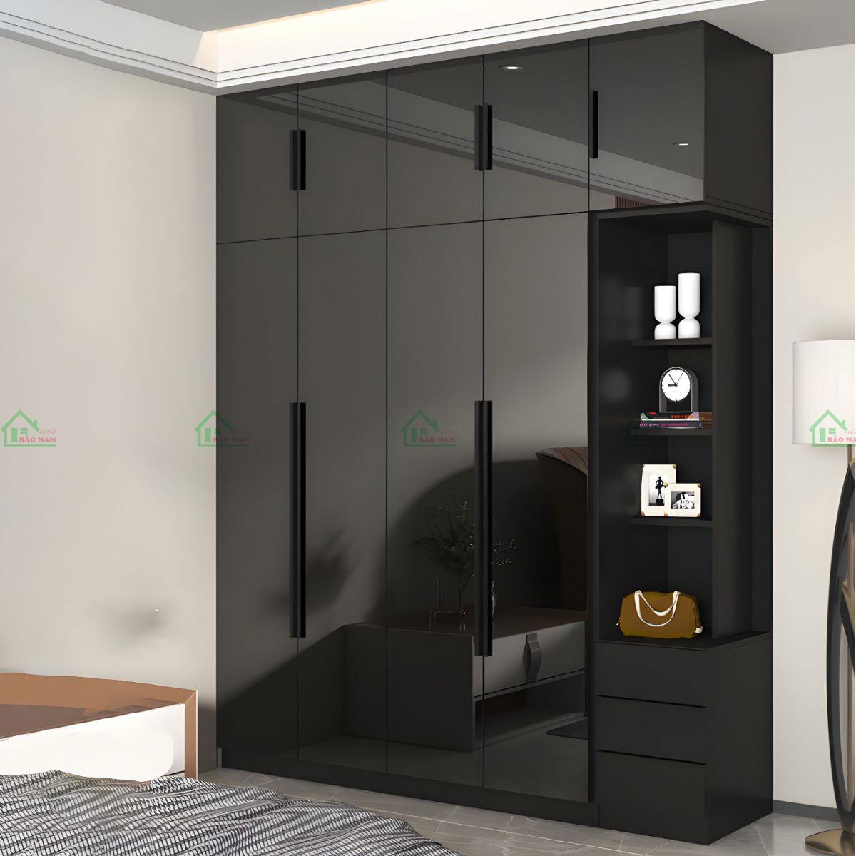 Tủ Quần Áo Acrylic An Cường Cao Cấp TAR36