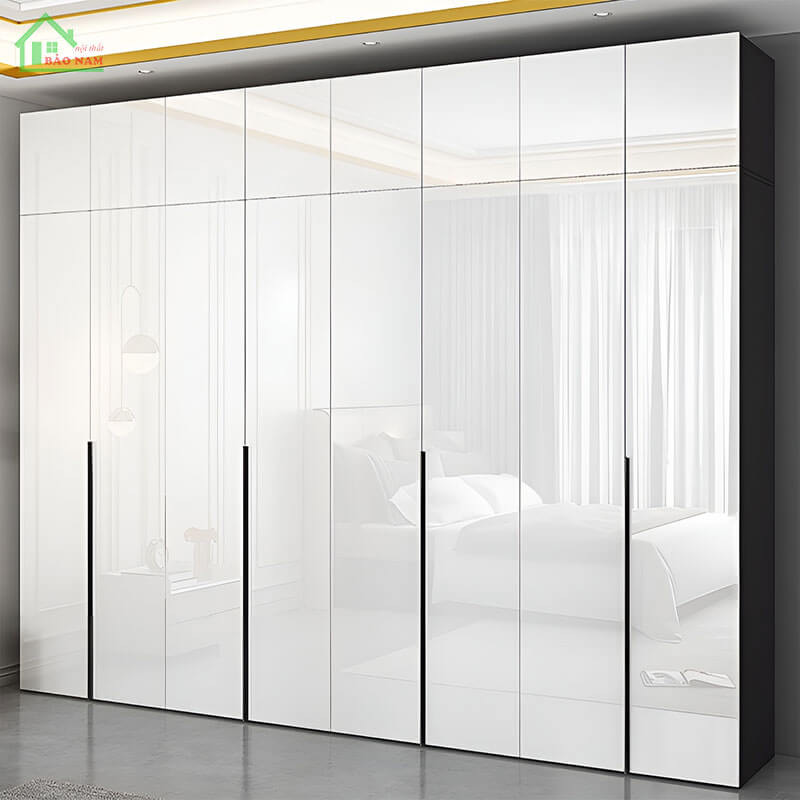 Mẫu Tủ Quần Áo Acrylic An Cường