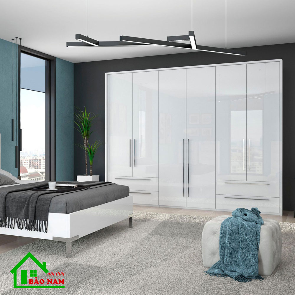 Thiết kế tủ quần áo acrylic cao cấp