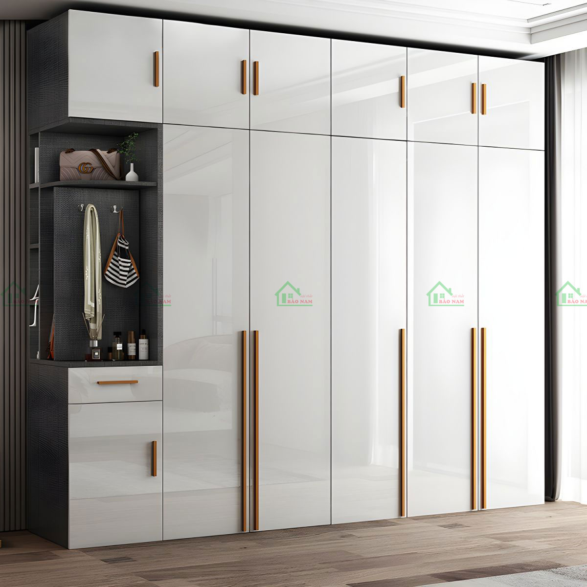 Tủ Quần Áo Acrylic An Cường TAR37
