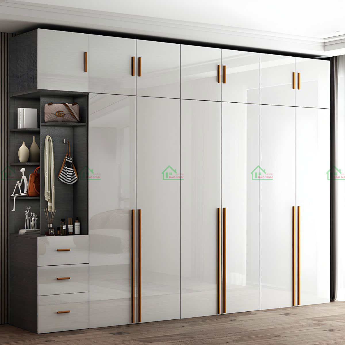 Tủ Quần Áo Acrylic An Cường TAR37