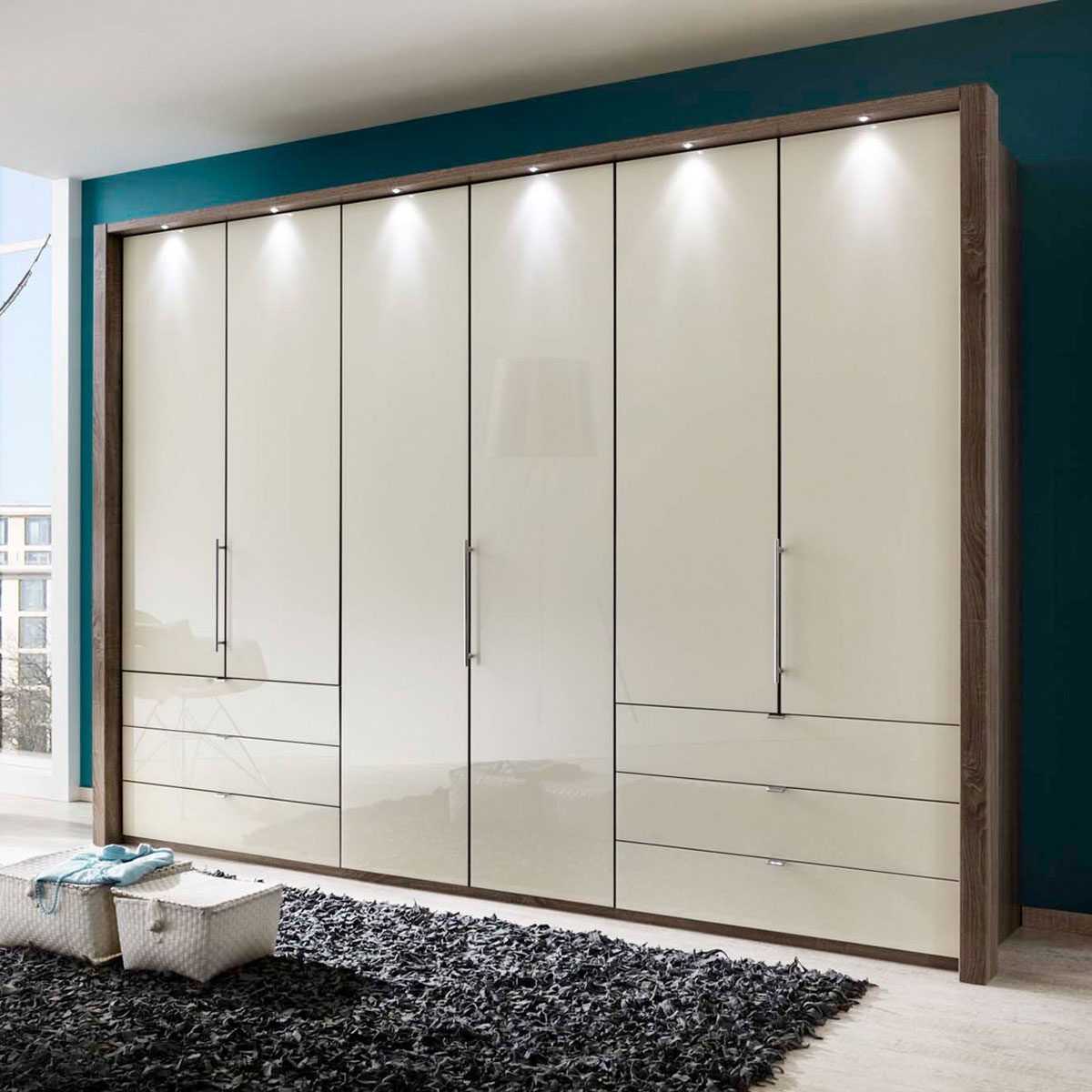 Tủ quần áo acrylic đẹp hiện đại TAR13