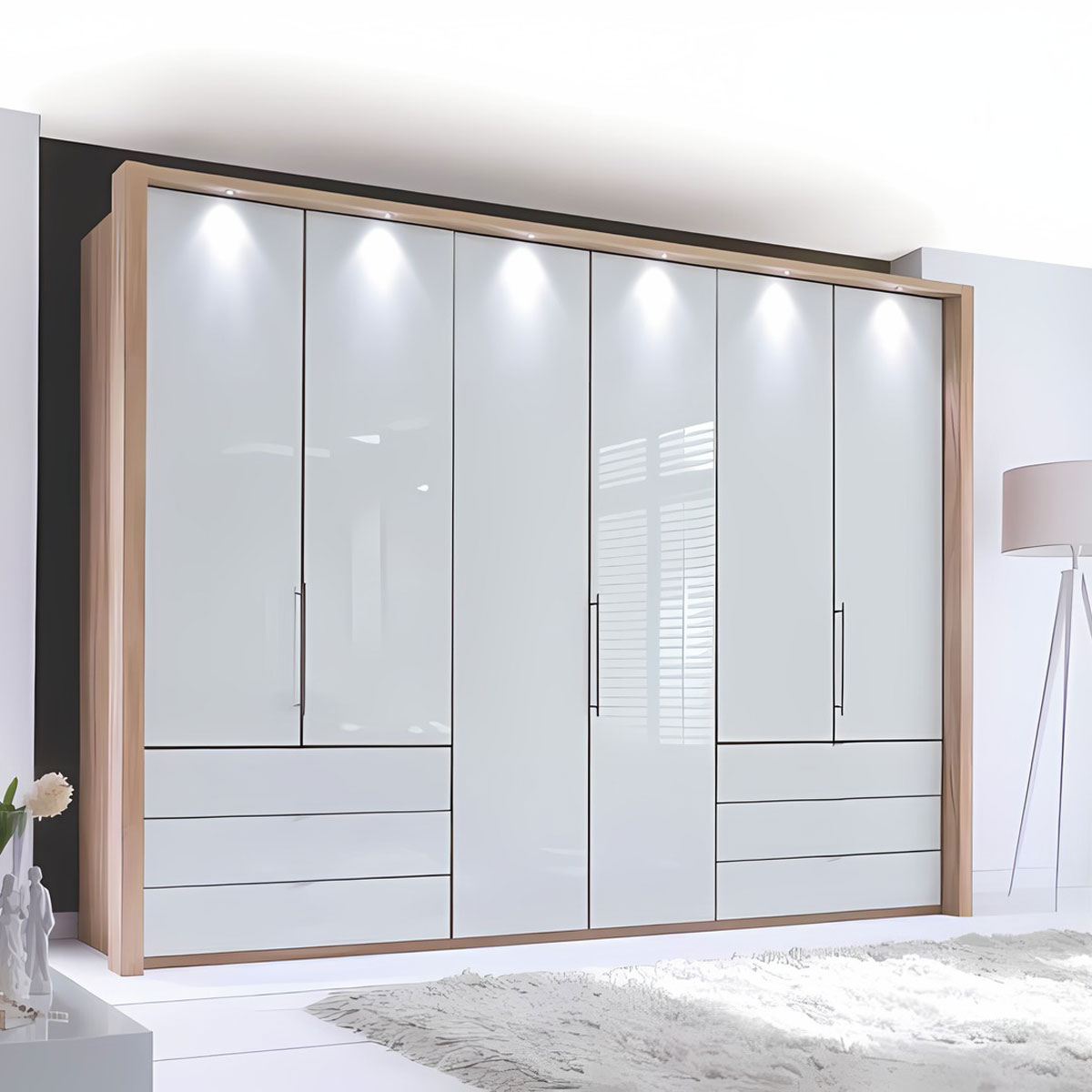 Mẫu Tủ Quần Áo Acrylic Đẹp Hiện Đại TAR15