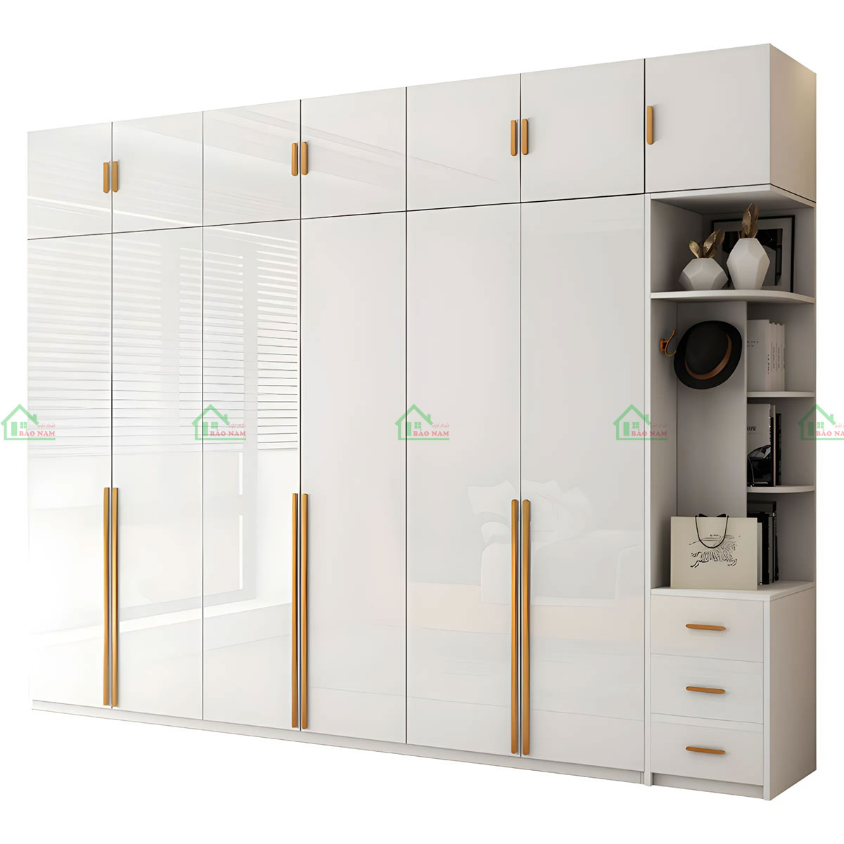 Tủ Quần Áo Acrylic Đẹp Hiện Đại TAR26