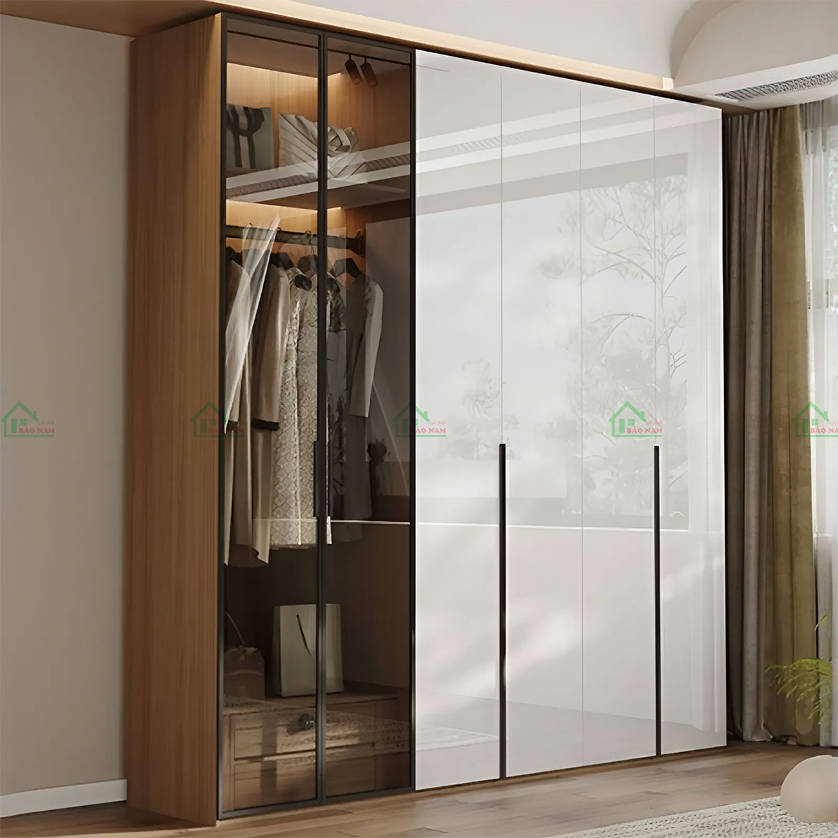 Tủ Quần Áo Acrylic Đẹp Hiện Đại TAR39
