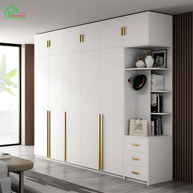 Tủ quần áo acrylic đẹp hiện đại