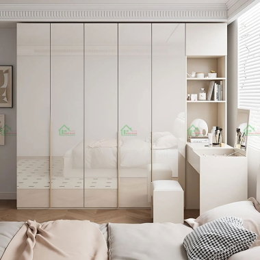 TỦ QUẦN ÁO ACRYLIC BÓNG GƯƠNG TAR42​​​​​​​