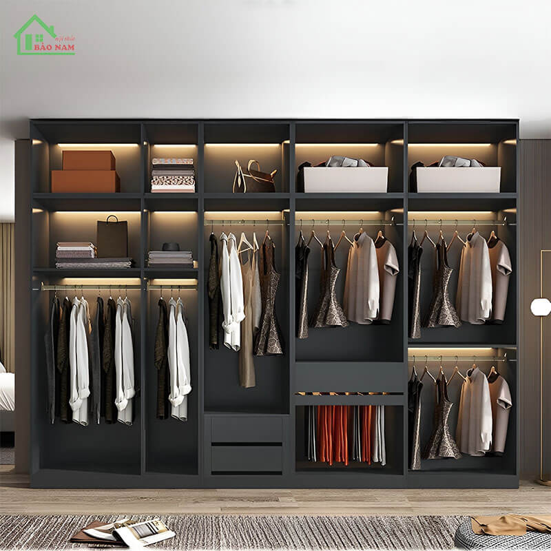 Tủ quần áo cánh kính đẹp hiện đại