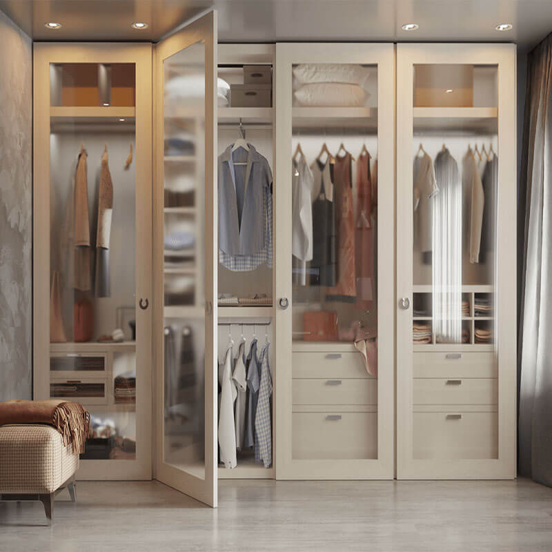 Tủ Quần Áo Cánh Kính Hiện Đại TK20