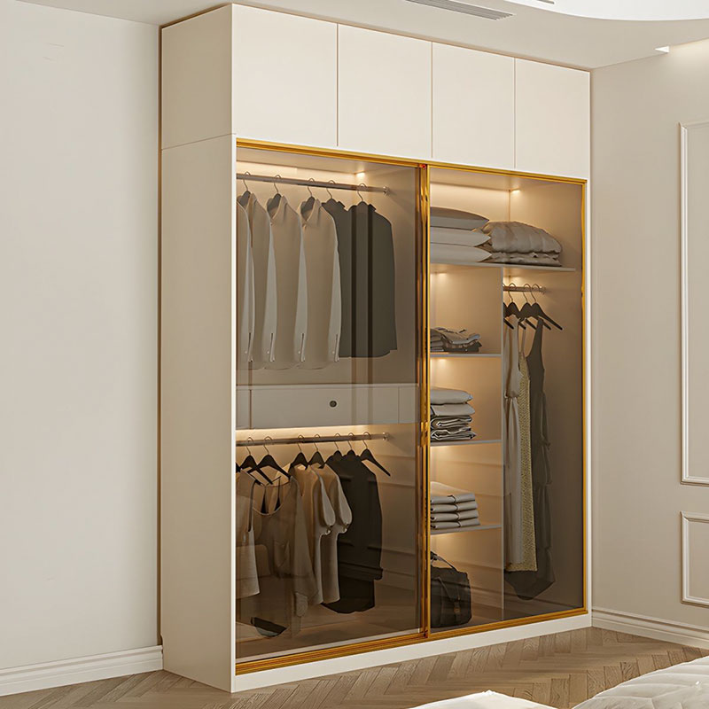Đóng Tủ Quần Áo Cánh Kính Hiện Đại TK22