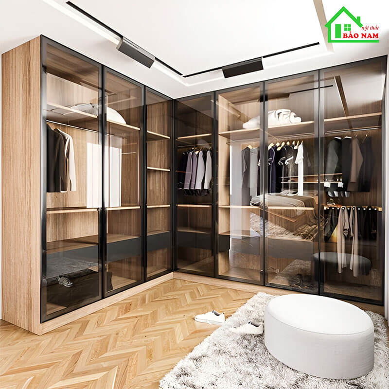 Tủ quần áo cánh kính TK08